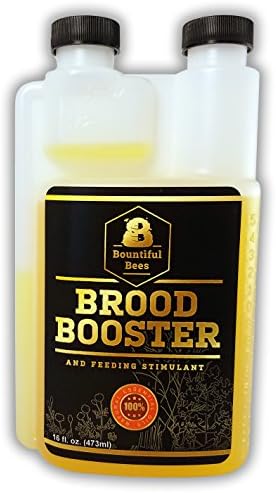 Brood Booster & Feeding Stimulant – 16 oz – Natural Honey Bee Supplement – Boosts Colony Growth – Prevents Syrup Fermentation – Aids Comb Building – Great for Nucs & Swarms