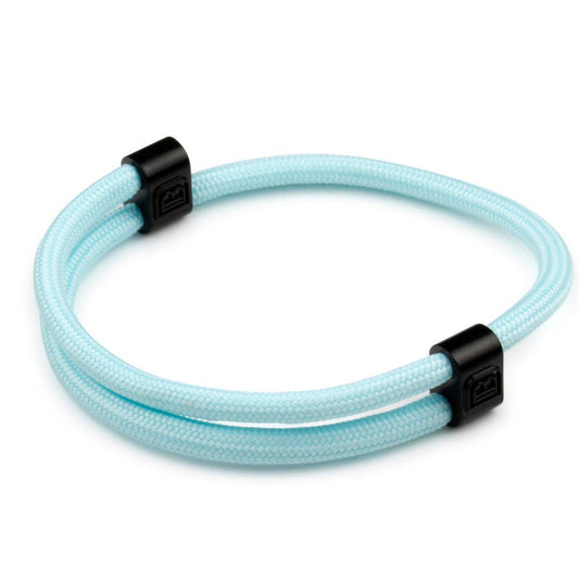 Dowling Brothers Paracord Adjustable Handmade Sport Bracelet (Mint Blue)