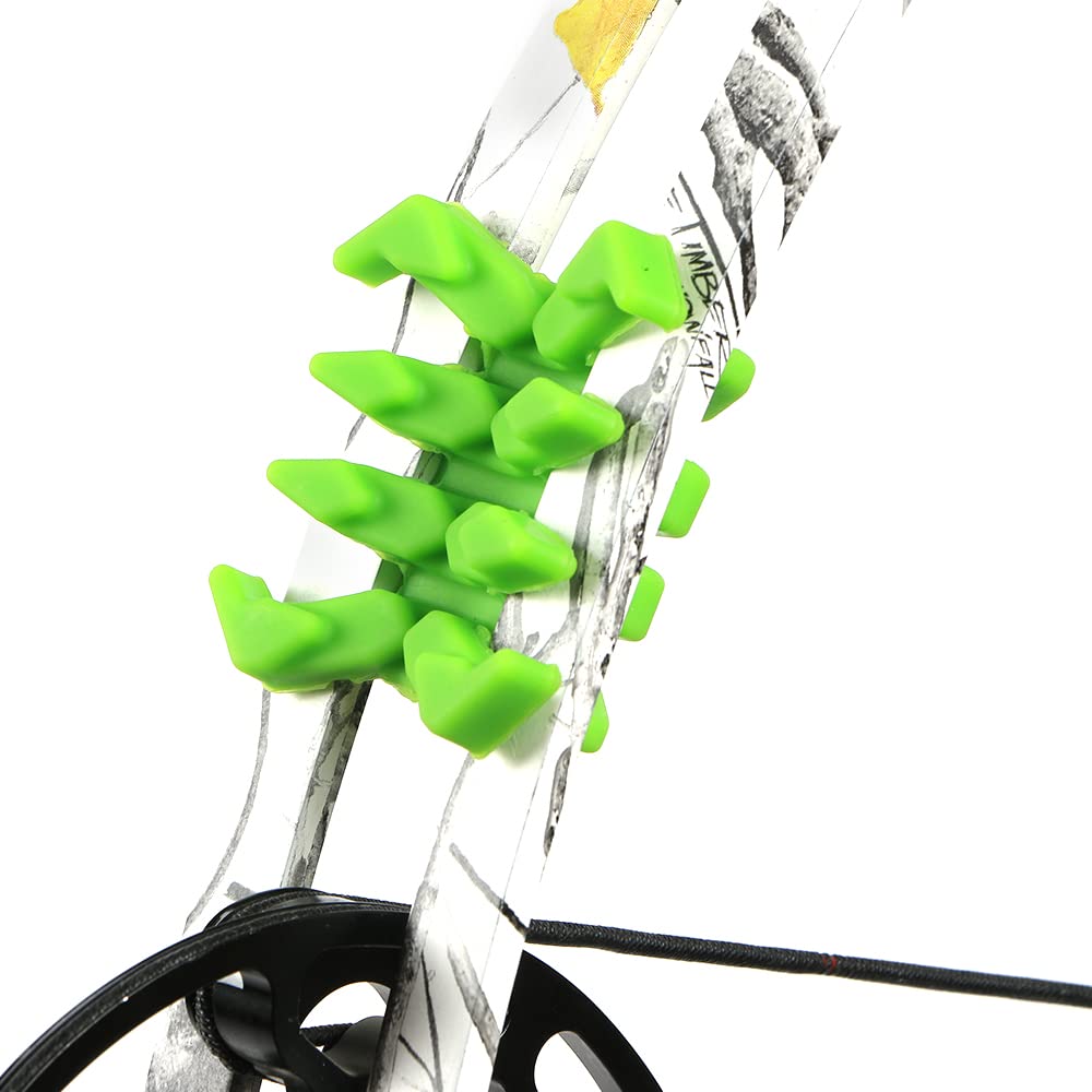 I-Sport 1 Pair Archery Rubber Bow Limbs Vibration DamperSingle Long 2.36'' Wide 2.16'' Dampener Stabilizer Silencers for Split Limb Compound Bows …