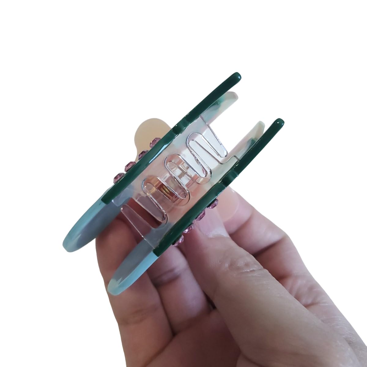 Novelty Butterfly Hair Clip,Acetate Claw Clips,Hair Clips for Women,Green