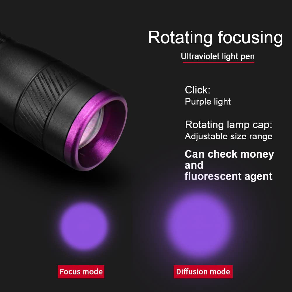 GREATFISHING Fly Tying Power Light 3W 395nm Light for Building Flies Heads Bodies Wings and Gluing Eyes