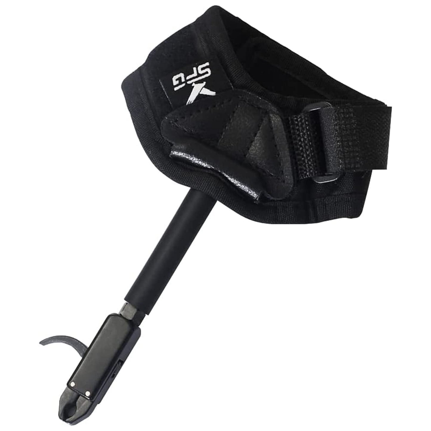 SOPOGER Archery Bow Release for Compound Bow Youth Bow Release Adjustable Bow Release Thumb for Adults Kids Hunting Shooting Accessories (Black)