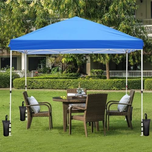 Canopy Weights Set of 4，Heavy Duty Canopy Weight Bags (120 lbs) for Ez Pop up Canopy Tent Outdoor Instant Canopies, Black (Without Sand) ，Set of 4