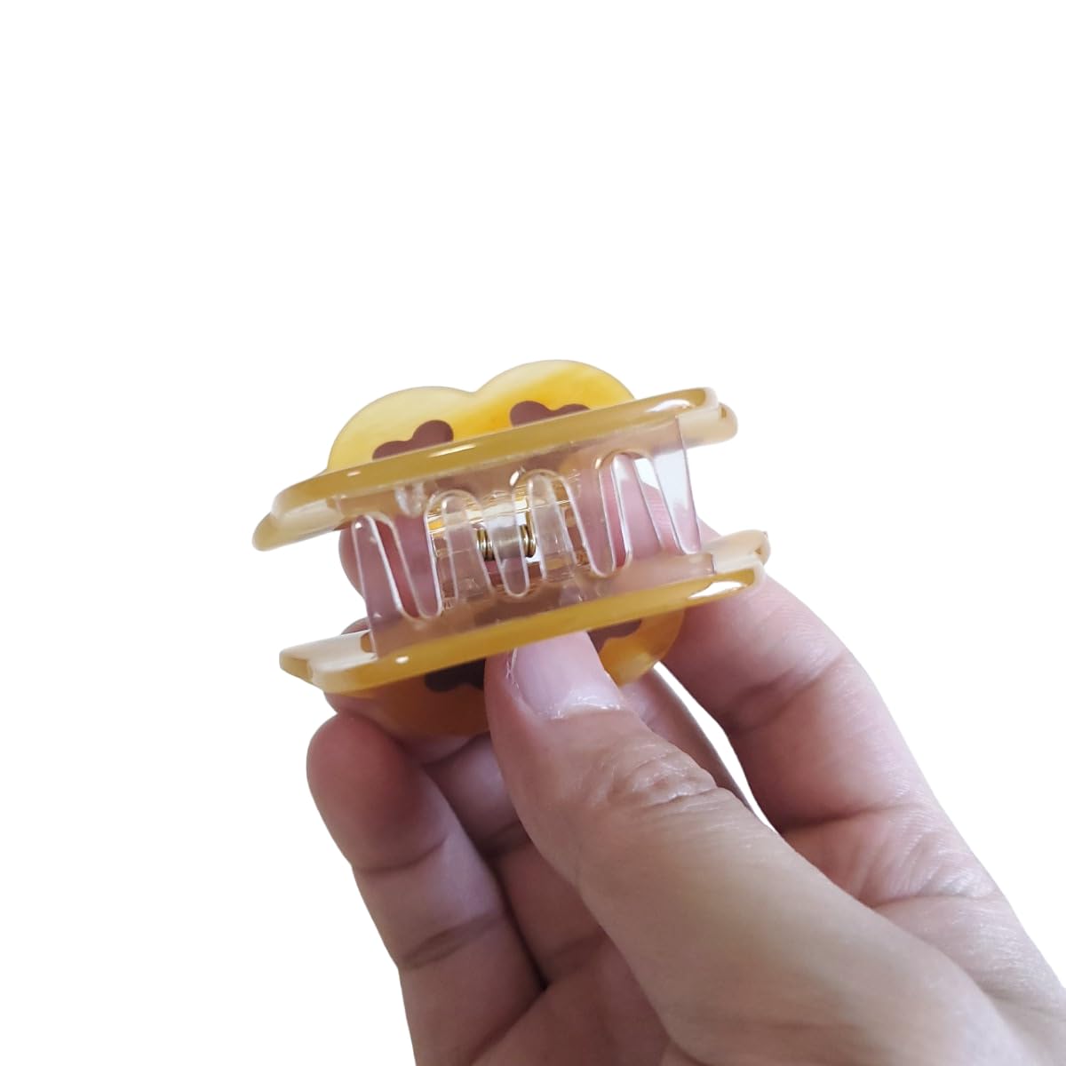 Novelty Paw Hair Clip,Acetate Claw Clips,Hair Clips for Women,Coffee