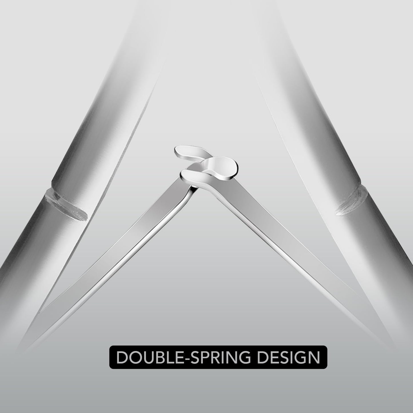 GAOY Professional Cuticle Nippers, Stainless Steel Cuticle Trimmer Nail Clippers, Remover Macicure Tool for Fingernails and Toenails, Silver