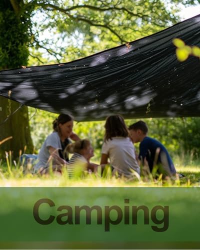 50% Sunblock Shade Cloth Net Black Resistant - 8x12 Ft Garden Shade Mesh for Plant Cover, Greenhouse, Chicken Coop, Kennels, Tomatoes Plants