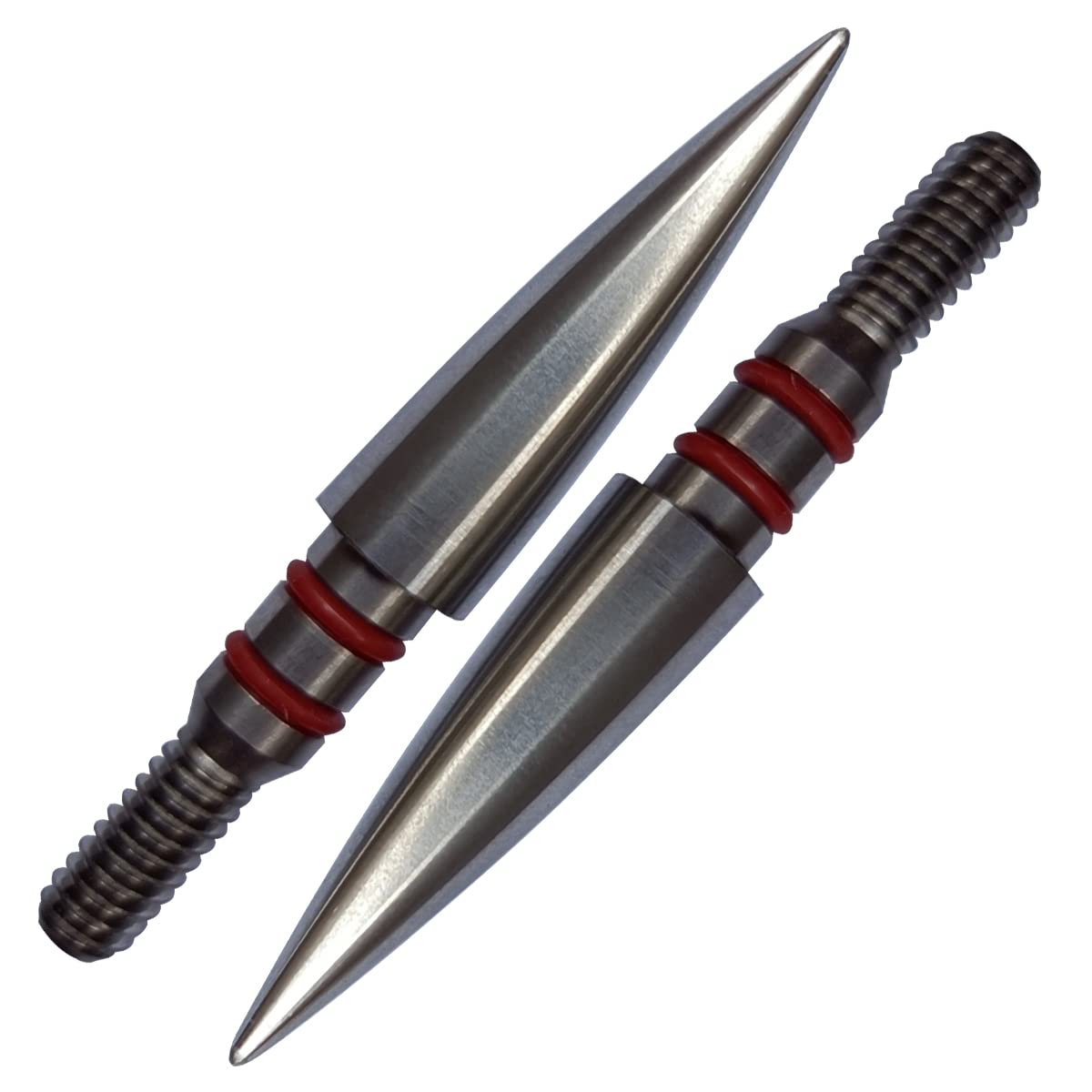 Aklisdlha Field Points arrowheads 100/125/150/200/300 Grains Archery Field Points,Stainless Steel Screw in Archery Field Tips and Broadheads (1 Dozen 12 PCS) (9/32″-100 Grains)