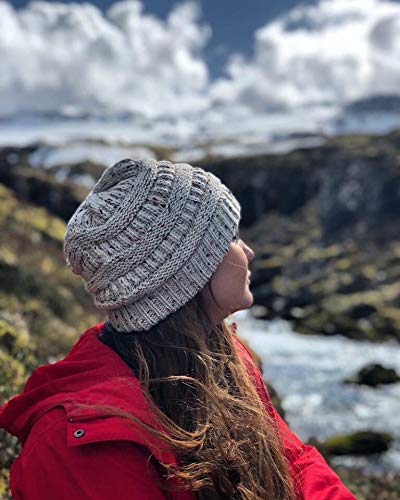 Funky Junque Confetti Knit Beanie - Ivory