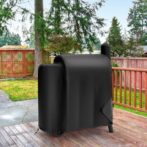 SHINESTAR Upgraded Grill Cover for Traeger Pro Series 575/22, Lil Tex Elite, Eastwood & Waterproof, Special Zipper Design, Easy to Put On and Take Off