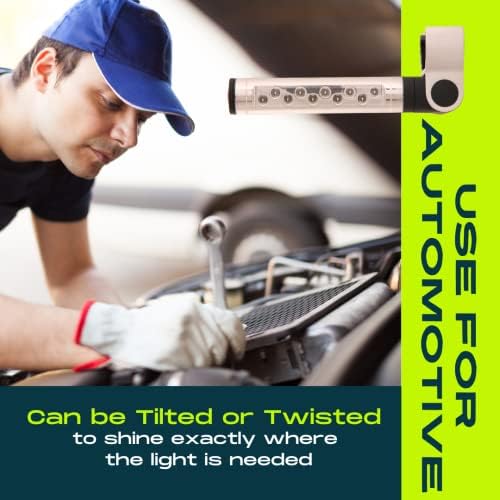 BBQ Grill Light Designed for Blackstone Griddle & Weber Grill - Smoker Grilling Accessories, Perfect Gifts for Men, LED Light bar Dad Birthday Gift - Mens Birthday Gift Ideas Work Light