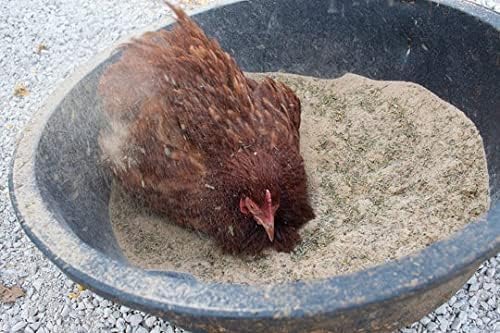 Pampered Chicken Mama Floral Dust Bath with Non-GMO Herbs: All Natural Poultry Supplies for Hens Who Love Bathing in Chicken Coops - Pick Me Up Floral Dust Bath (6 pounds)