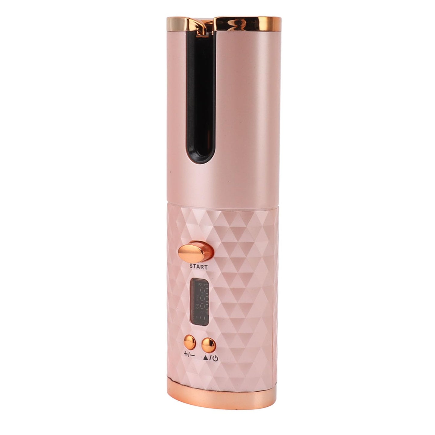 KIMISS Cordless Automatic Hair Curler for Women, Fast Heating USB Rechargeable Curling Wand with Digital Display, Portable Spin Curler for Styling, Travel-Friendly