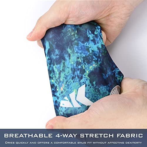 KastKing La Sal Fishing Gloves UPF50+ Sun Gloves UV Protection Fingerless Gloves Men Women for Outdoor, Kayaking, Rowing, Paddling, Canoeing, Hunting