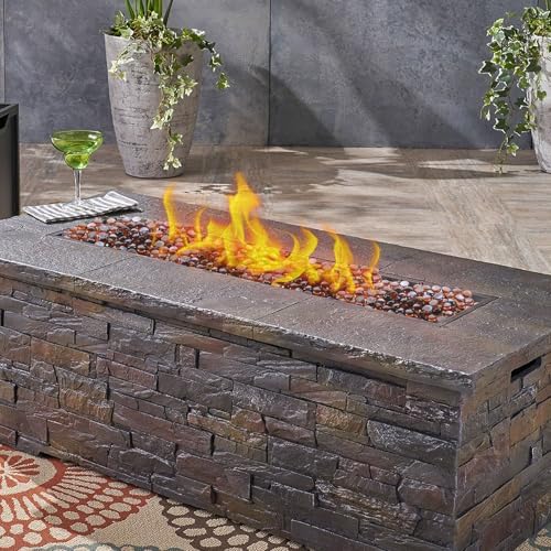 Fire Glass Rocks, Amber Beads for Propane Fire Pit, Fireplace and Outdoor Decorative. 3/4 High Luster 10LB Round Firepit Glass