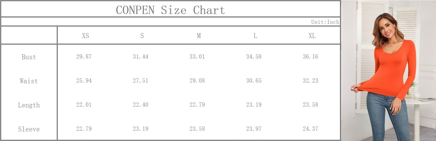 Womens Long Sleeve Tee Shirt White Thermal Undershirt Workout Underscrub Lightweight Business Casual Outfits (White Small)