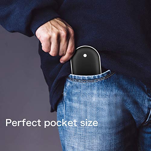 Electric Hand Warmer Rechargeable/ 5200 mAh Portable_Charger （Black）