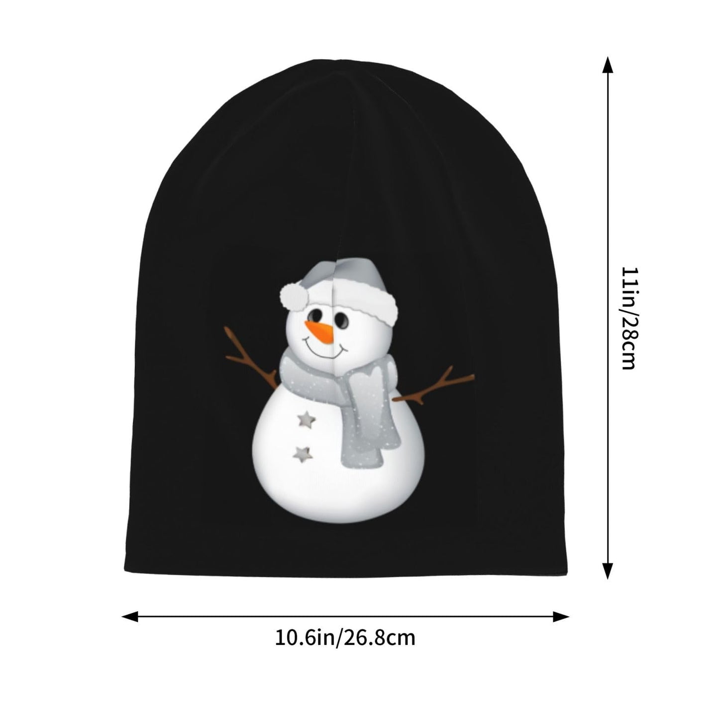 Christmas Snowman Beanie Winter Hats Chemo Hat Cancer Headwear Knitted Hats Baggy Slouchy Skull Cap Nightcap for Men Women