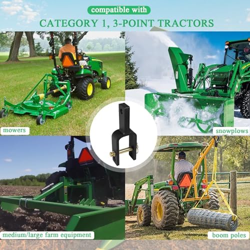 Versatile Quick Hitch Adapter Used to Adjust Top Link Bracket Movements Fits for Category 1 3-Point Quick Hitch Tractors
