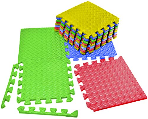 VViViD Gray Interlocking EVA Foam Floor Mat Tile Pack