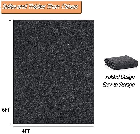 6 x 4 FT Outdoor Storage Shed Mat, Waterproof Storage Shed Flooring Mat, Anti-Slip Patio Furniture Floor Scratch Prevention Mat, Dustproof Outdoor Carport Mat (6 x 4 FT)