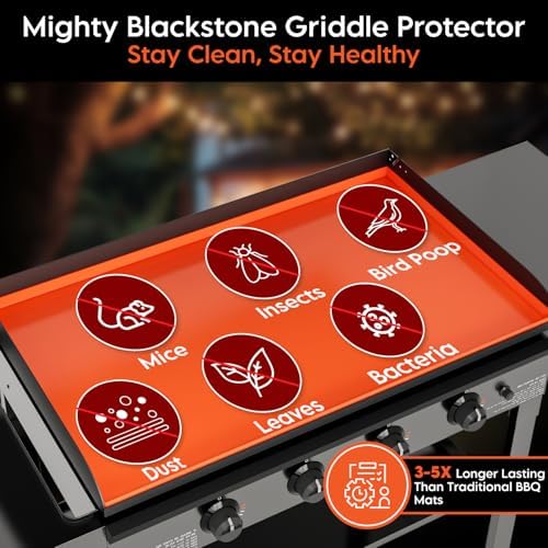 Silicone Griddle Mat for Blackstone Griddle 36 Inch - Food Grade Silicone Griddle Cover for Blackstone Flat Top Grill, 36" Thickened Buddy Mat Grilling Accessory for Black Stone Protection