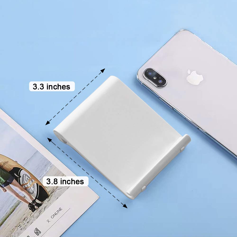 Mayten Foldable Desk Cell Phone Stand Adjustable iPhone iPad Holder Stand,Compatible for iPhone 14Pro 14Plus 13 12Pro Max 11 SE XS XR 8 7 6,Switch,iPad,Samsung,Kindle-White