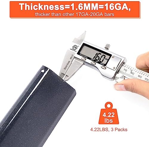 QuliMetal 15.3" Flavorizer Bars for Weber Spirit E-210, Spirit 200, GS4 Spirit II 200, Spirit II E-210 Series Grills with Front-Mounted Control, Porcelain Steel Replacements for Weber 7635 67045