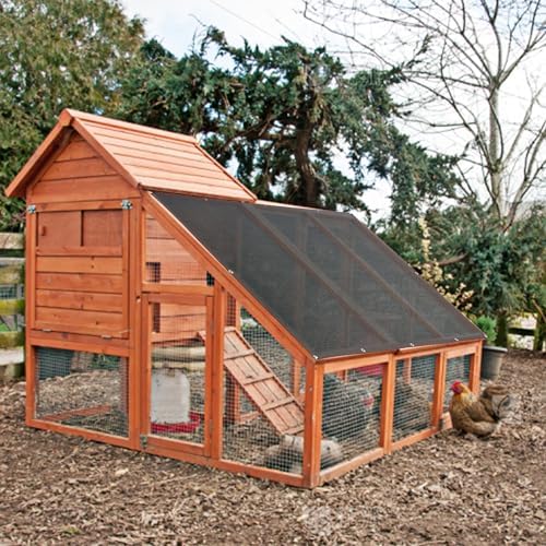 winemana 70% Black Shade Cloth, 6.6 x 16 FT Durable Mesh Tarp with Grommets, Resistant Garden Sun Shade Netting with Taped Edge for Plant Cover, Greenhouse, Patio, Tomatoes, Chicken Coop, Barn Kennel