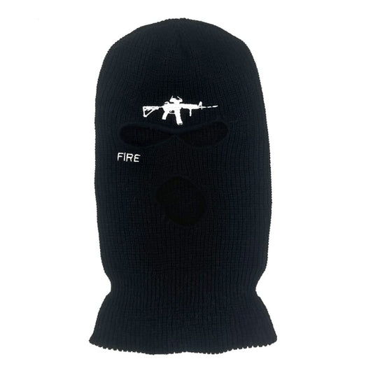 FASHIXD 3 Hole M4a1 Ski Mask Knitted Full Face Cover Balaclava Winter Windproof Beanie Cycling for Men Women