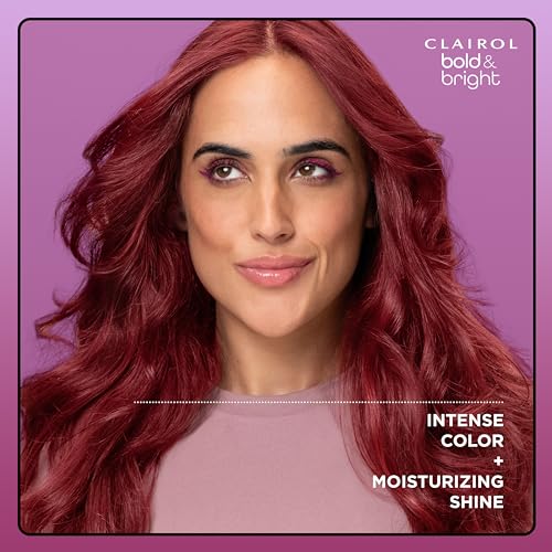 Clairol Bold & Bright Permanent Hair Dye, R6 Intense Cherry Hair Color, Pack of 1