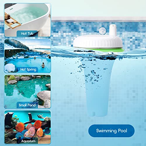 INKBIRD IBS-P02R Floating Wireless Thermometer Set with Indoor Temperature Humidity Monitor, IPX7 Waterproof, for Swimming Pools, Hot Tubs, Small Ponds, Aquariums