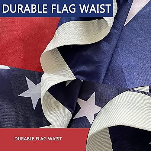 American and Texas State Flag Combo 3x5 Outdoor- Durable 100% Polyester Heavy Duty Fade Resistant US and Texas Flags Banner wall decor indoor