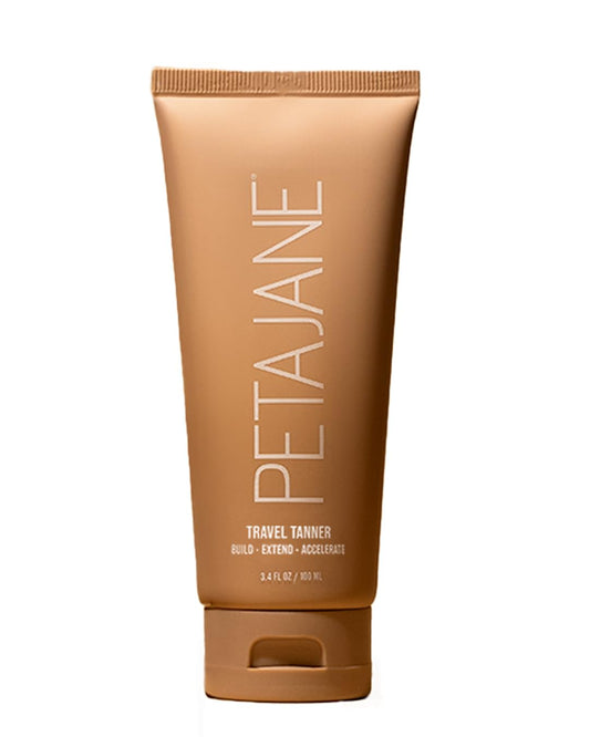 Peta Jane Travel Tanner, Self-Tan Lotion | Natural Sunless Tanning Lotion, Lightweight & Streak-Free Finish, Not Sticky, Lengthens Tan, 3.4oz - Best Self-Tanning Lotion for Flawless Glow