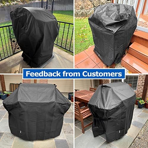 SunPatio 2 Burner Grill Cover 30 Inch, Heavy Duty Waterproof Small BBQ Cover Compatible for Weber Spirit 210 Series, Charbroil, Kenmore Grills, Compared to Weber 7105 (Not Fit for Spirit II E-210)