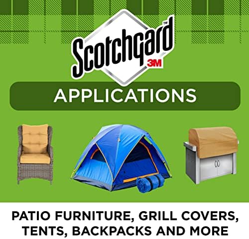 Scotchgard Outdoor Water Shield, Water Repellent Spray for Outdoor Fall and Winter Gear and Patio Furniture, Fabric Spray for Protection Against the Rainy Fall Weather, 21 Ounces (2 Cans)