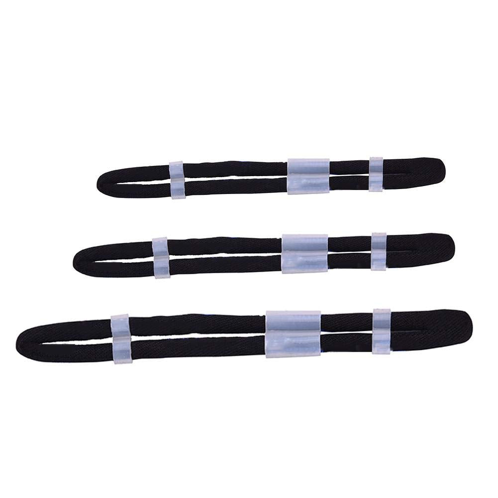 Archery Bow Slings, Archery Fingersling Recurve Bow Fingersling Shooting Fingersling Archery Finger Comfortable Wear Resistant for Recurve Bow(Black,M)