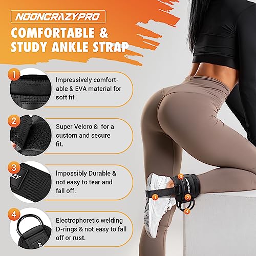 Ankle Strap for Cable Machine Women, Adjustable Gym Cable Ankle Straps for Kickbacks, Glute Workouts, Leg Extensions, Curls, Booty Hip Abductors, Ankle Cuff for Cable Machine Accessories(S-Pink)