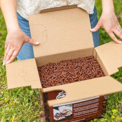 Smokin' Pecan - 100% Pecan Shell Pellets - Smoking Pellets for Pellet Smokers, or Any Outdoor Grills, 20 lb. Box