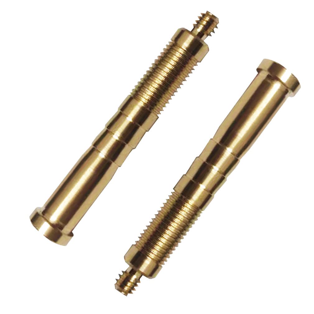 100 Grain Archery Arrow Copper Insert Screw Copper Brass Arrow Inserts Arrowheads Connector,for Diameter.244 Arrow Shaft Archery Accessories(12 PCS)