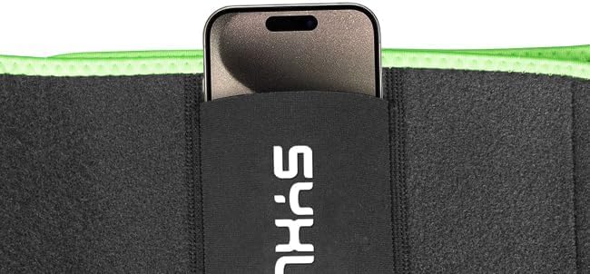 SYXUPAP Waist Trimmer for Women and Men,Waist Trainer for High-Intensity Training & Workouts, Size M Silver