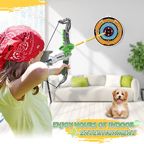 Britik Bow and Arrow for Kids Toys - Archery Set with 20 Suction Cup Arrows, Gifts for Boys Girls Toddler Age 4 5 6 7 8 Year Old