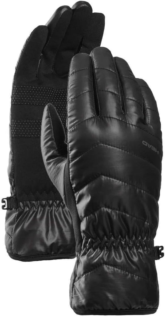Head Women's Waterproof Hybrid Gloves (Medium, Black)