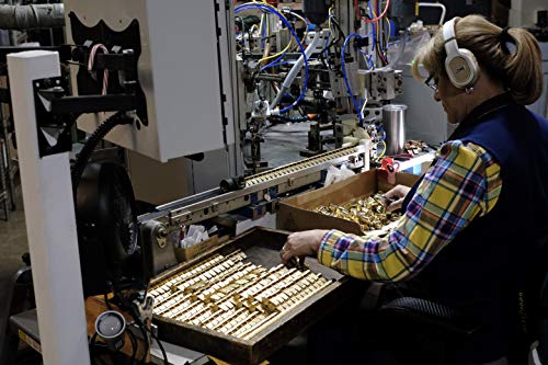 American Whistle Corporation American Classic Whistle - 126 db Solid Brass Whistle with Lanyards and Safe-T-Tip - Made in America (Black)