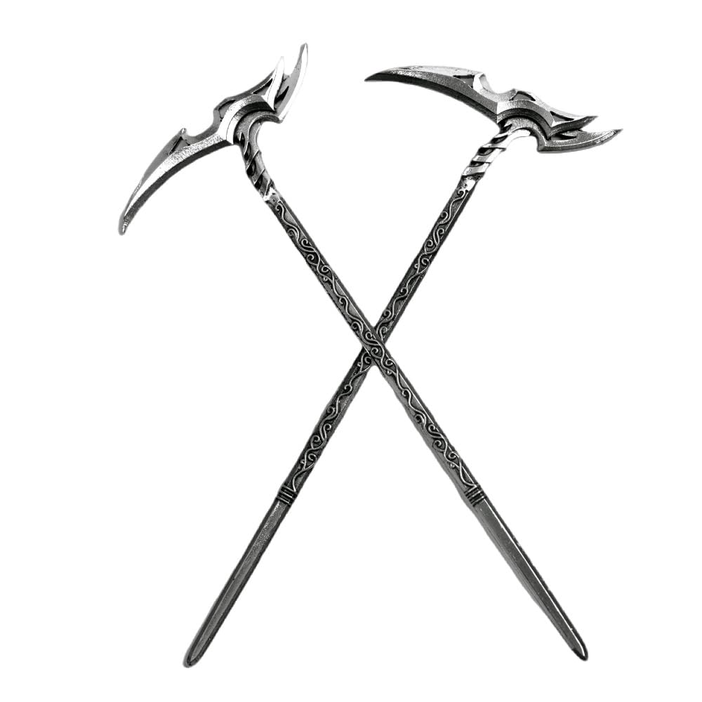 LANGHONG 2PCS Renaissance Scythe Hair Pin For Women Knot Hair Accessories Hair Styling Pins (RSAM)