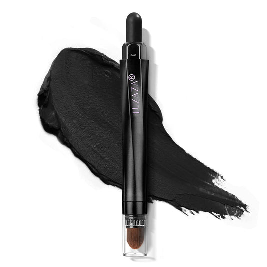 LUXAZA Cream Single Eyeshadow Stick with Blending Brush, Hypoallergenic Eye Shadow Makeup, Pro Waterproof & Long Lasting Eye Brightener, Matte Eyeshadow Pencil Crayon Matte #122