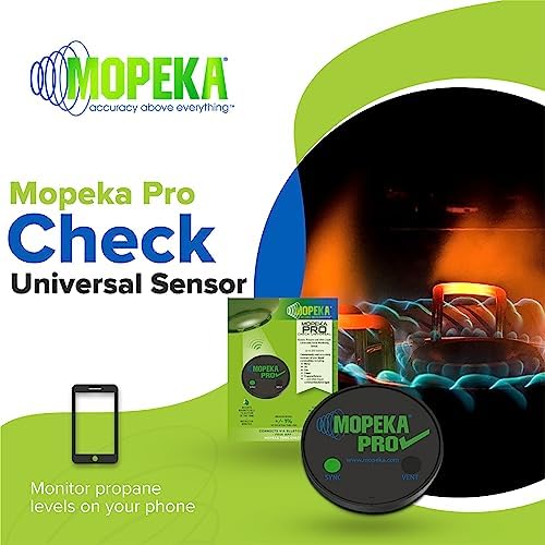 Mopeka Pro Check Universal Sensor - Bluetooth Ultrasonic Sensor for Steel Propane Tanks - Perfect for Propane Grills, Water Tanks & Campers - Water Level SensorUp to 250 Gallon Tanks