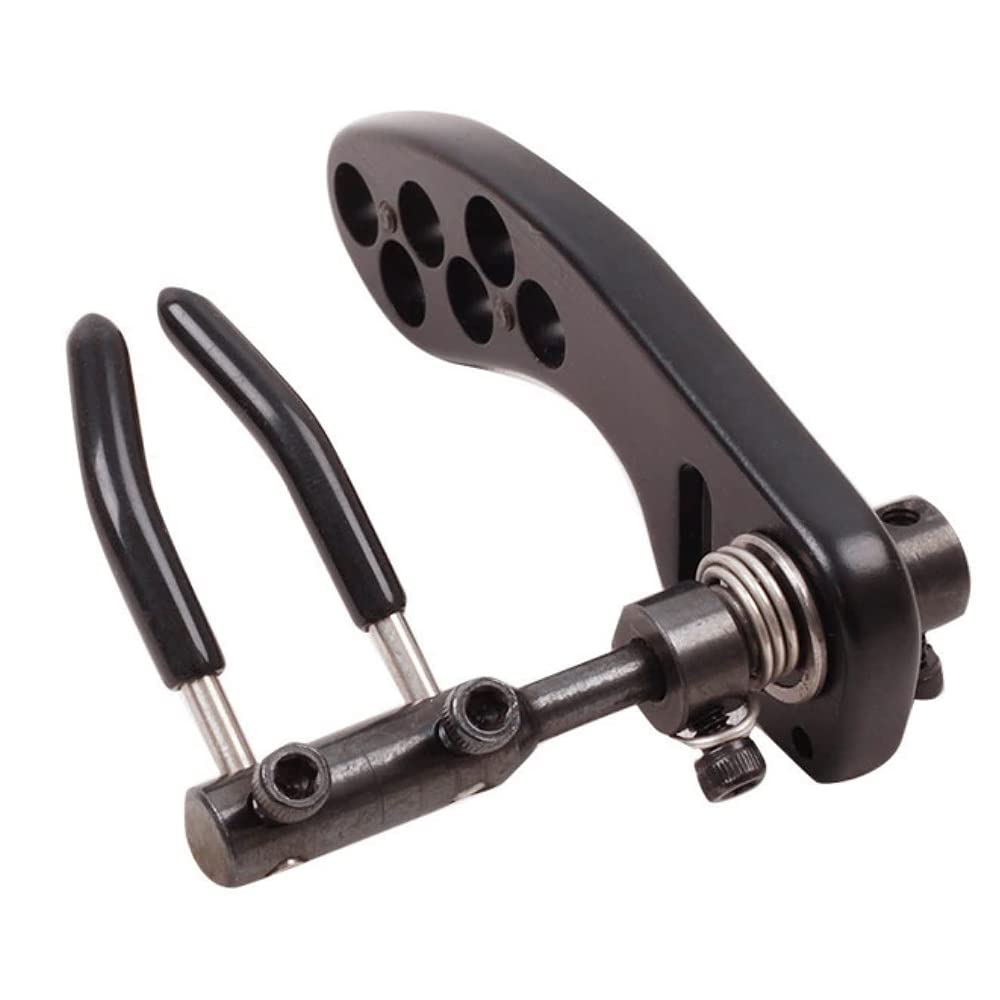 SOPOGER Archery Arrow Rest Recurve Bow Arrow Launcher Rest Arrow Rest for Compound Bow Hunting Target Shooting Screw in Right Hand (Black)