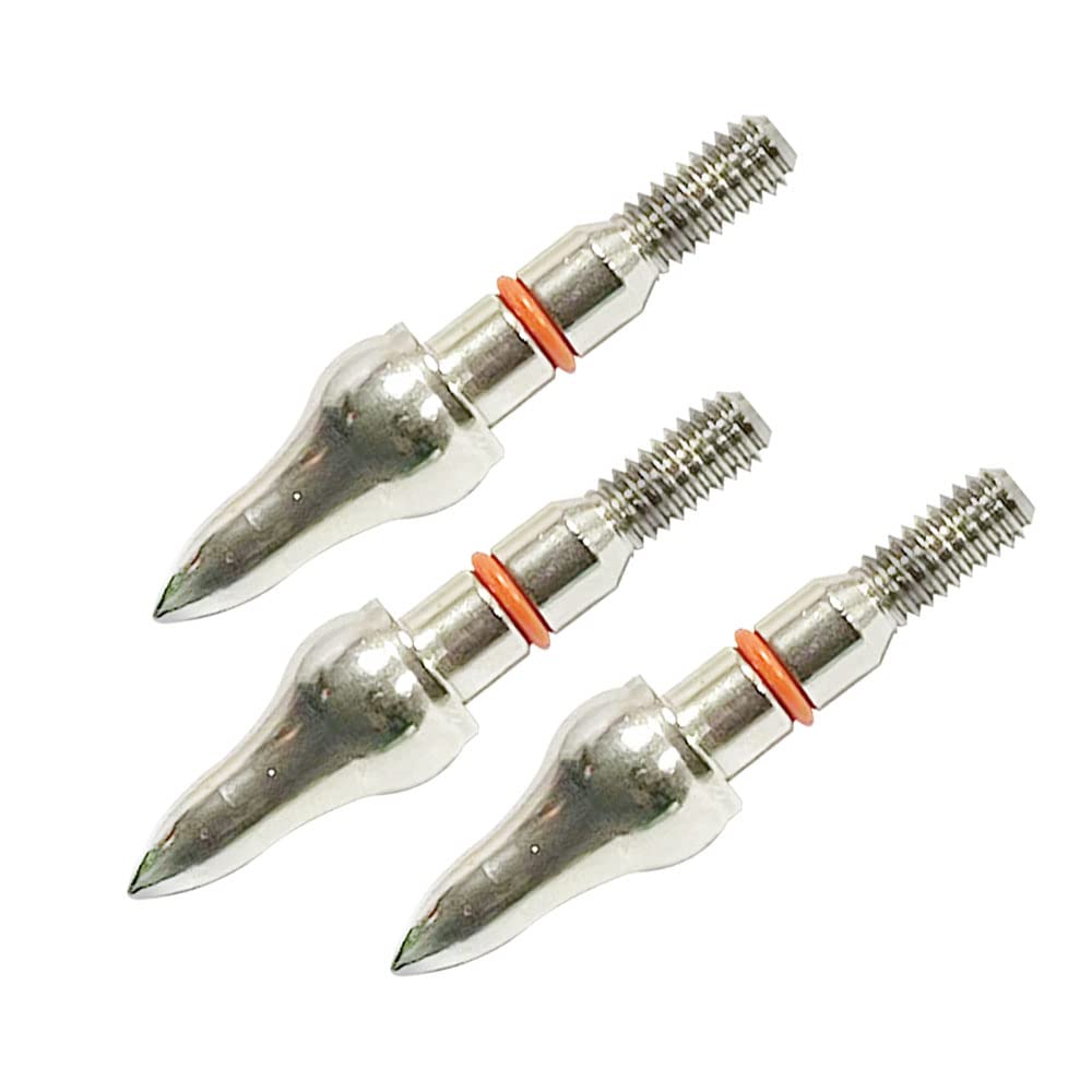 Field Points arrowheads 100 Grains Archery Field Points, 5/16 Stainless Steel Screw in Archery Field Tips and Broadheads 2.9x2.3x0.6