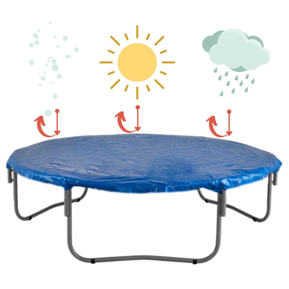 Machrus Upper Bounce Trampoline Cover 7.5FT for Weather Protection- Round Trampoline Tent Cover for Winter- Easy to Install Trampoline Sun Shade Cover- UV Resistant, Snow, Rain & Dust Proof