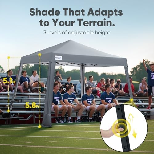 Quictent 10x10 Pop Up Canopy Tent Lightweight, Portable, and Versatile for Beach and Sporting Events with Sun Protection and Easy Setup